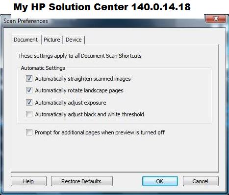 What types of problems does the HP Solution Center resolve?