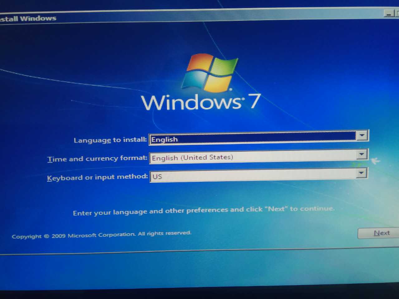 Installing fresh Windows 7 on HP all in one from USB - HP ...